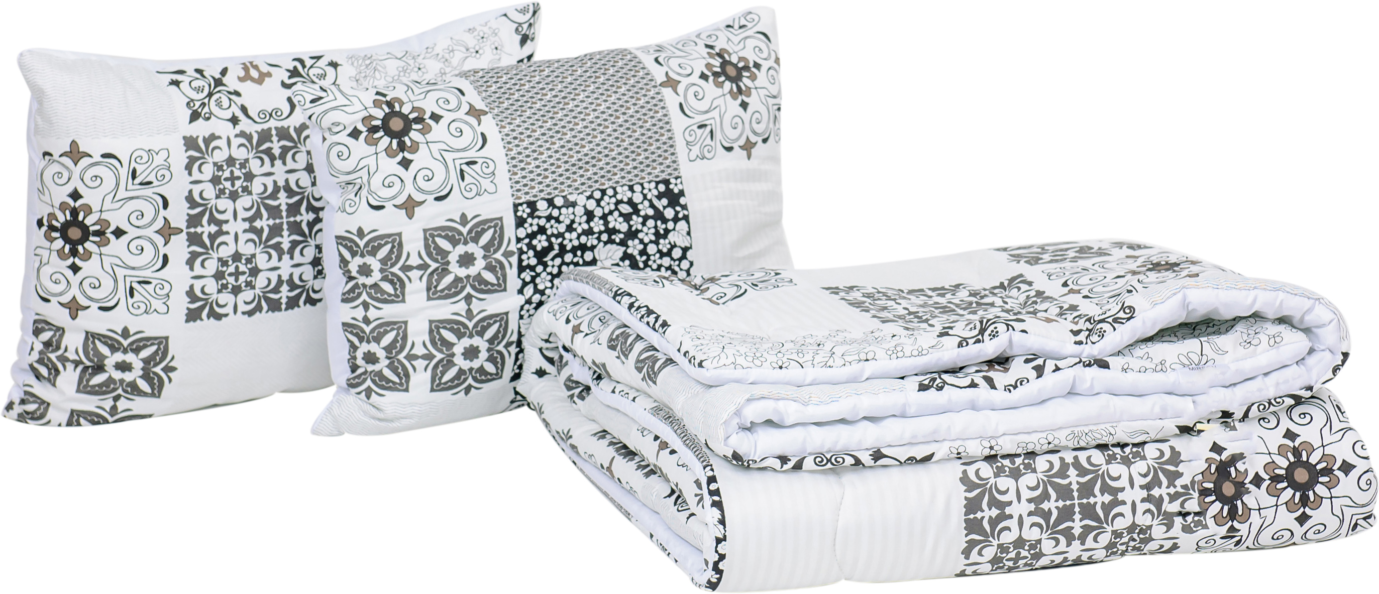 

Набор шелковый Modern Зима №3731 Print Line Isabella (одеяло + 2 подушки средние) 172х205+2х50х70
