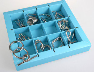 

Набор головоломок 10 Metall Puzzles blue Eureka 3D Puzzle 473356 10 головоломок