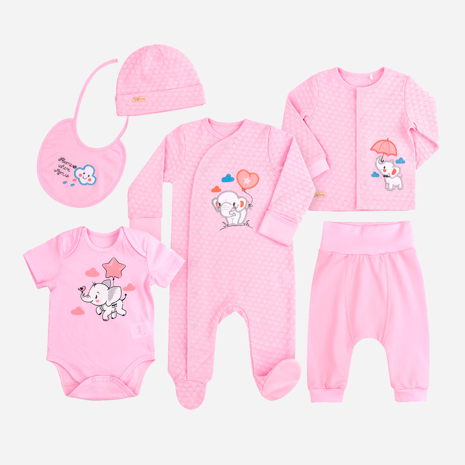 

Комплект 6 ед Бемби КП228-300 56 см Розовый
