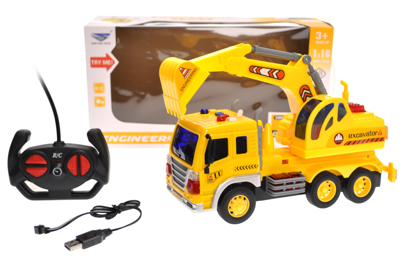 

Грузовик с краном на радиоуправлении аккумулятор в коробке San You Toys SY755K-A01