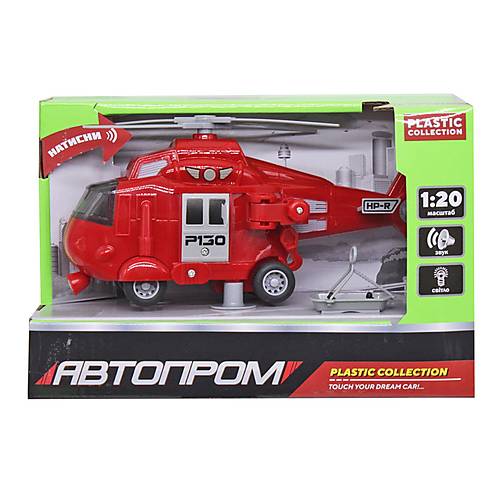 

Вертолет музыкальный из серии "Автопром" красный Автопром (7678ABCD) Автопром (7678ABCD)