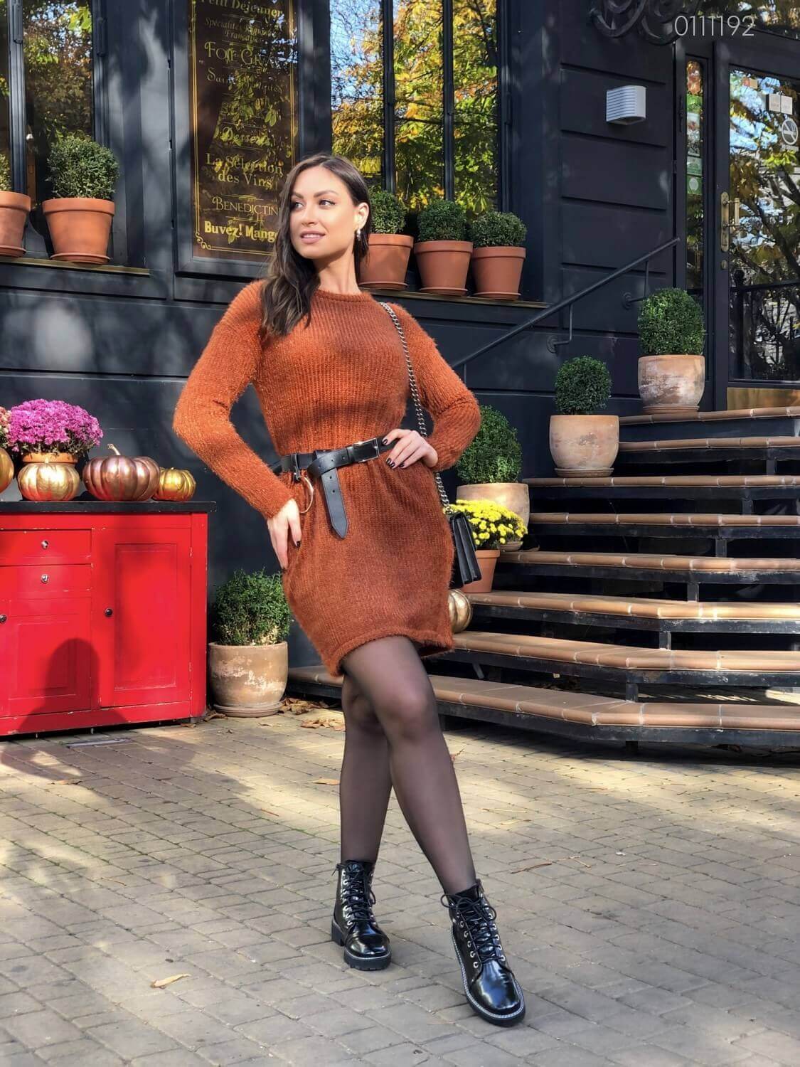 

Платье PEONY Бангалор 50 терракотовый