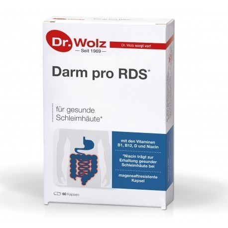 

Пробиотик Dr. Wolz Darm pro RDS при синдроме раздраженного кишечника 60 капсул