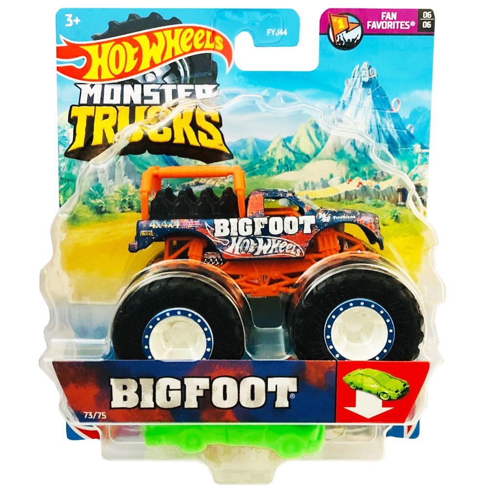 

Машинка Hot Wheels Monster Trucks 1:64 - Bigfoot Внедорожник (HFJ71) (FYJ44)