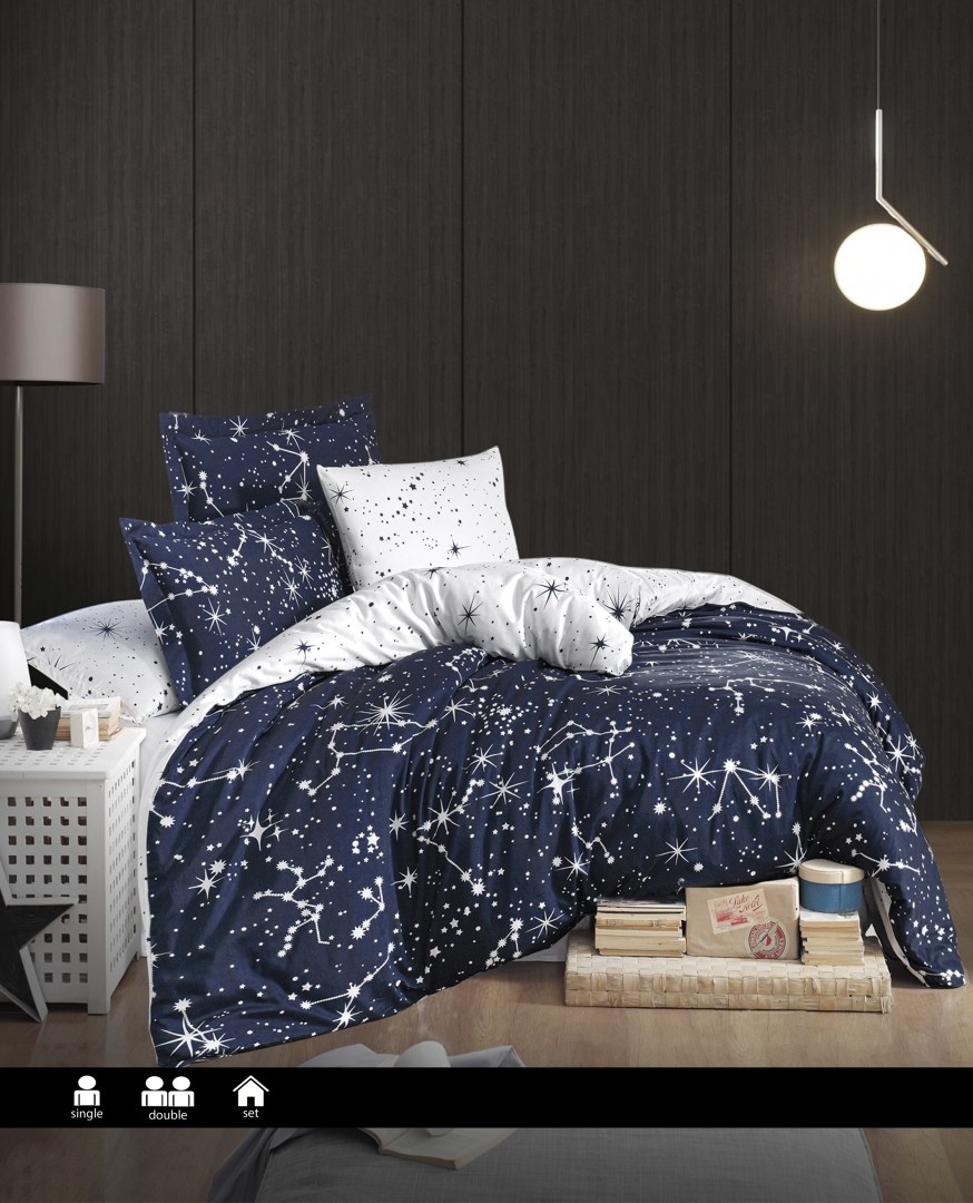 

Комплект постельного белья евро First Choice Cotton Satin Capella 200х220 (S-551)