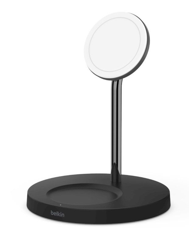 

Belkin Беспроводное зарядное устройство 2in1 MagSafe iPhone Wireless Charger, black
