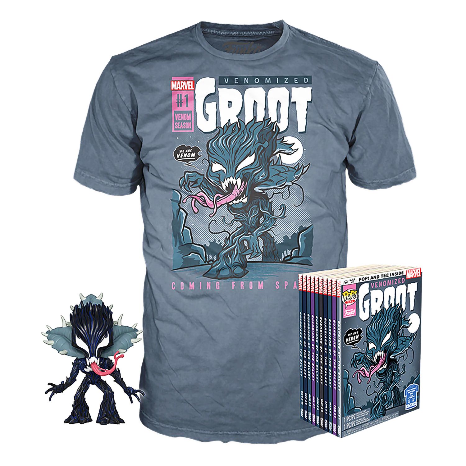 

Funko Набор Фигурка+Футболка Funko POP and Tee: Venom Groot (M) (UT-50766) 47619