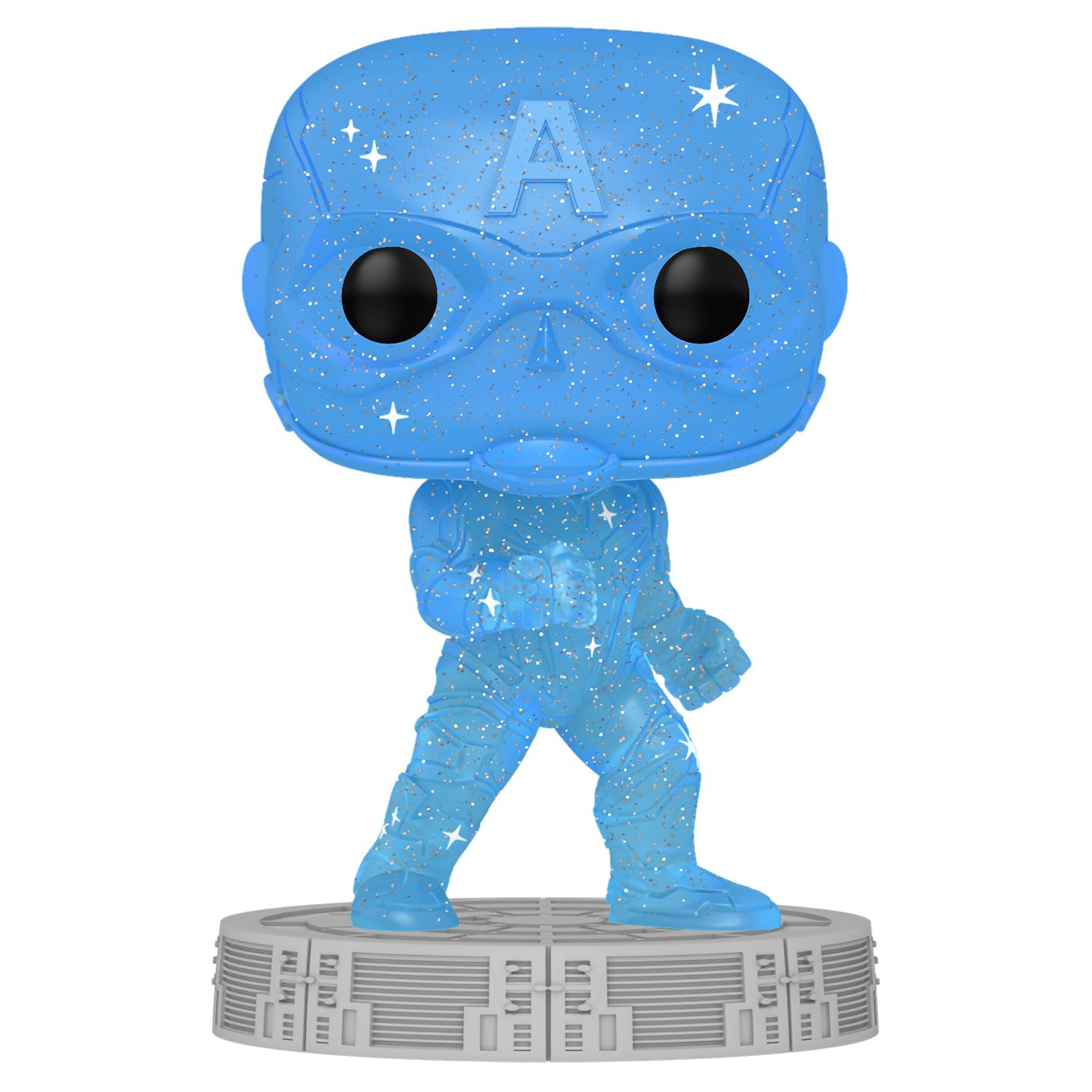 

Funko Коллекционная фигурка Funko POP! Art Series Bobble Marvel Infinity Saga Captain America Blue w/Case 57614