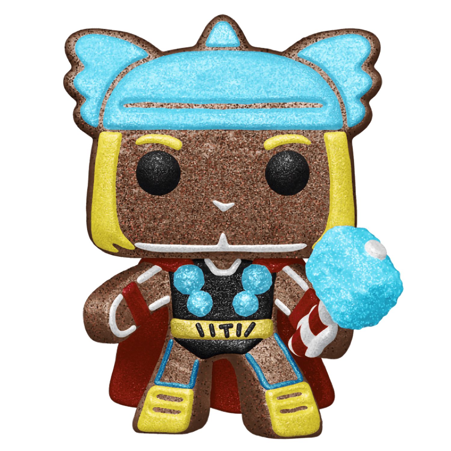 

Funko Коллекционная фигурка Funko POP! Bobble Marvel Holiday Gingerbread Thor (DGLT) (Exc) 58235