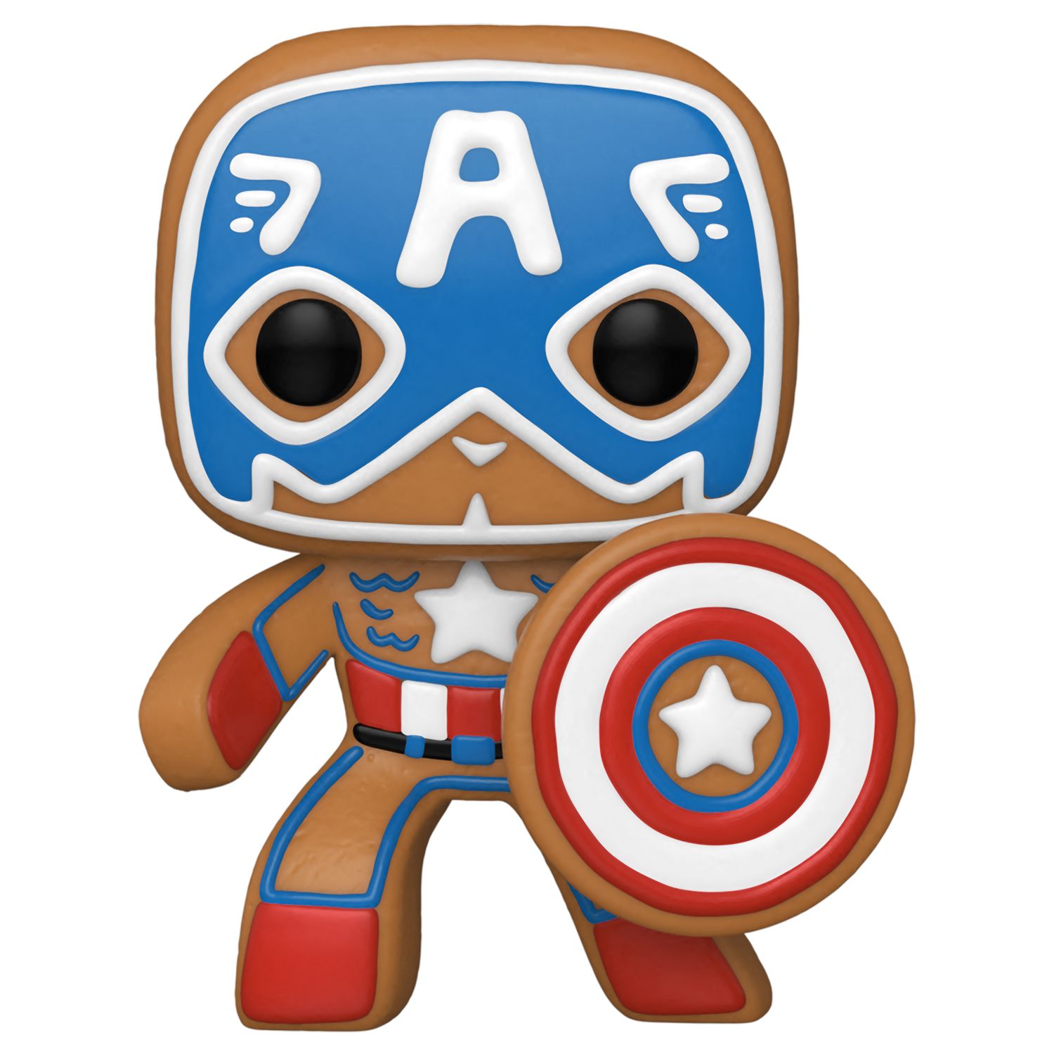 

Funko Коллекционная фигурка Funko POP! Bobble Marvel Holiday Gingerbread Captain America 50657