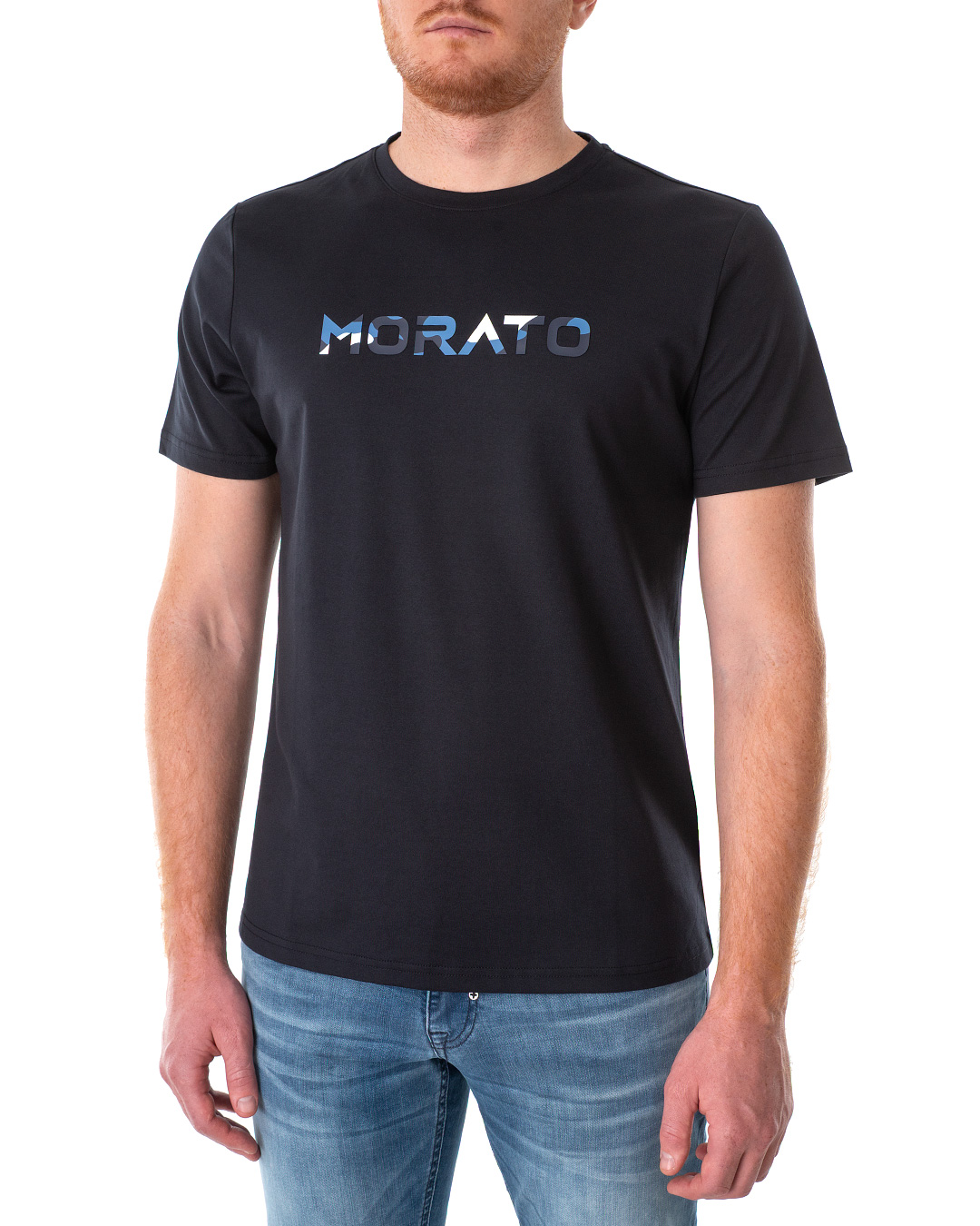 

Футболка чоловіча кор. рукав ANTONY MORATO (MMKS02120-FA100227-7073/22-1) Синій XXL