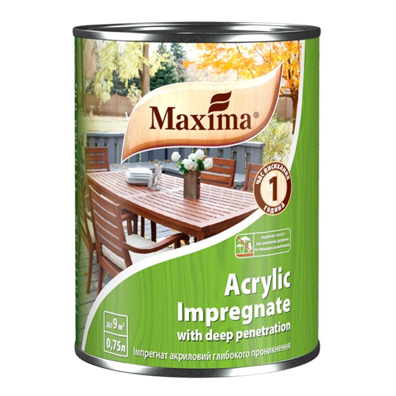 

Импрегнат акриловый глубокого проникновения Maxima оливковый 3л