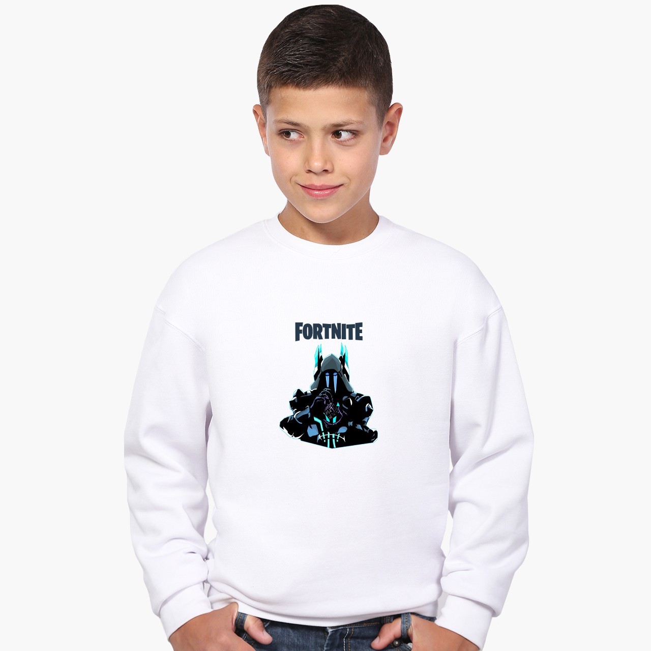 

Свитшот для мальчиков Фортнайт (Fortnite) (9509-1195) 158-164 см Белый