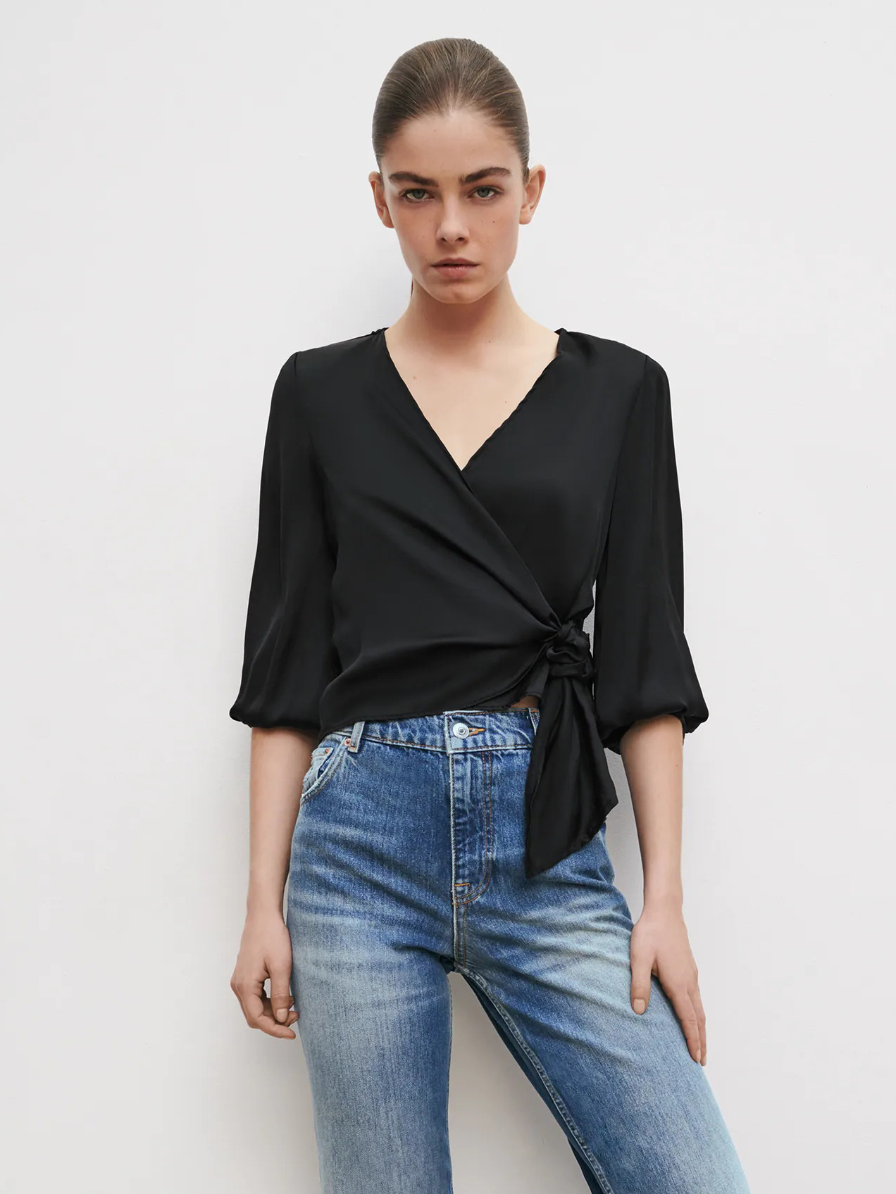 

Блузка Zara 3564-162-800  Черная, Блузка Zara 3564-162-800 XL Черная