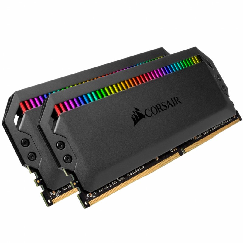 

Модуль памяти для компьютера DDR4 16GB (2x8GB) 3600 MHz Dominator Platinum RGB Black Corsair (CMT16GX4M2K3600C16)