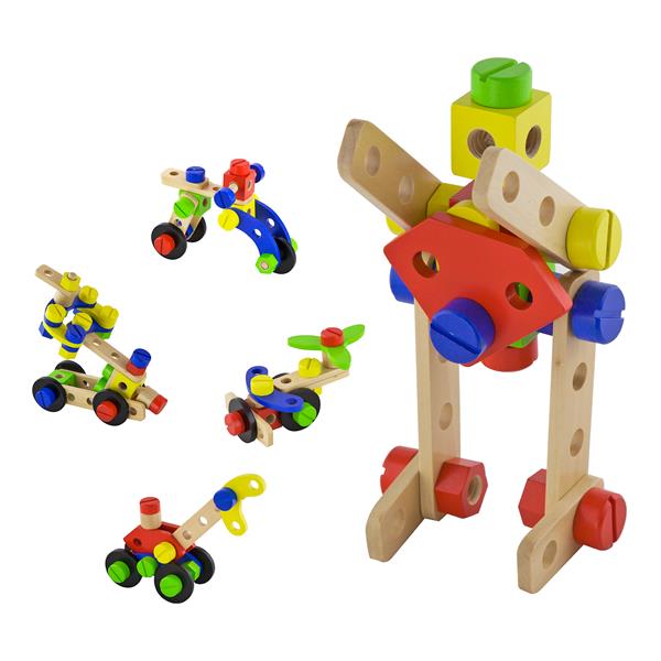

Набор строительных блоков Viga Toys 48 деталей (50383)
