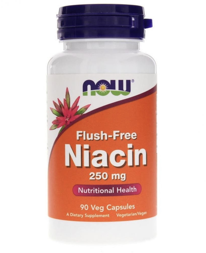 

Аминокислота NOW Foods Niacin 250 мг 90 капсул