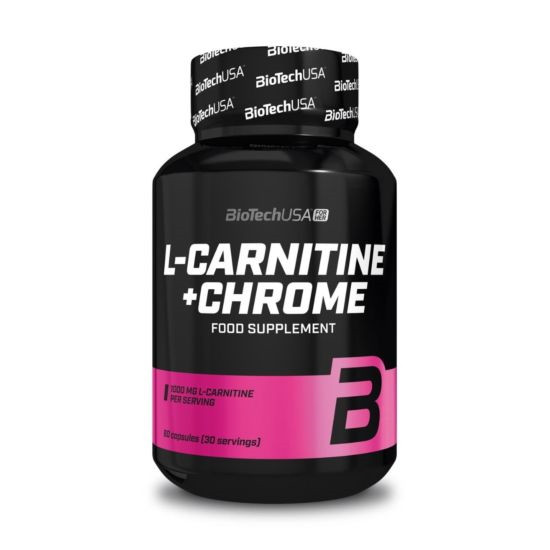

Жиросжигатель BioTeсh L-Carnitine + Chrome 60 капсул