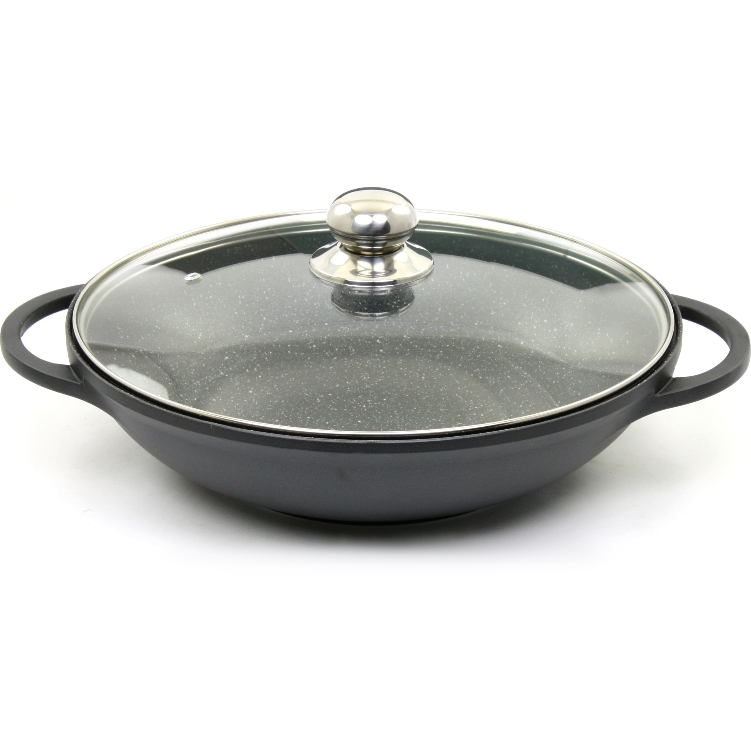 

Сковорода WOK Maestro Granite с крышкой 32 см MR-4832