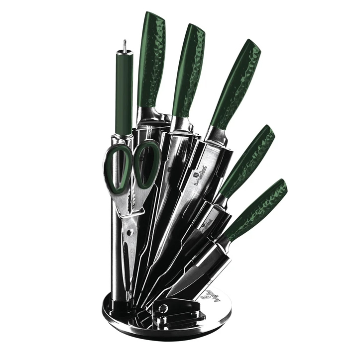 

Набор ножей на подставке 8 предметов Berlinger Haus Emerald Collection BH-2463
