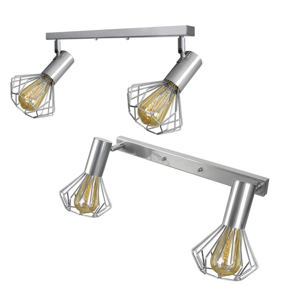 

Светильник лофт MSK Electric Diadem настенно-потолочный NL 22151-2 CR хром