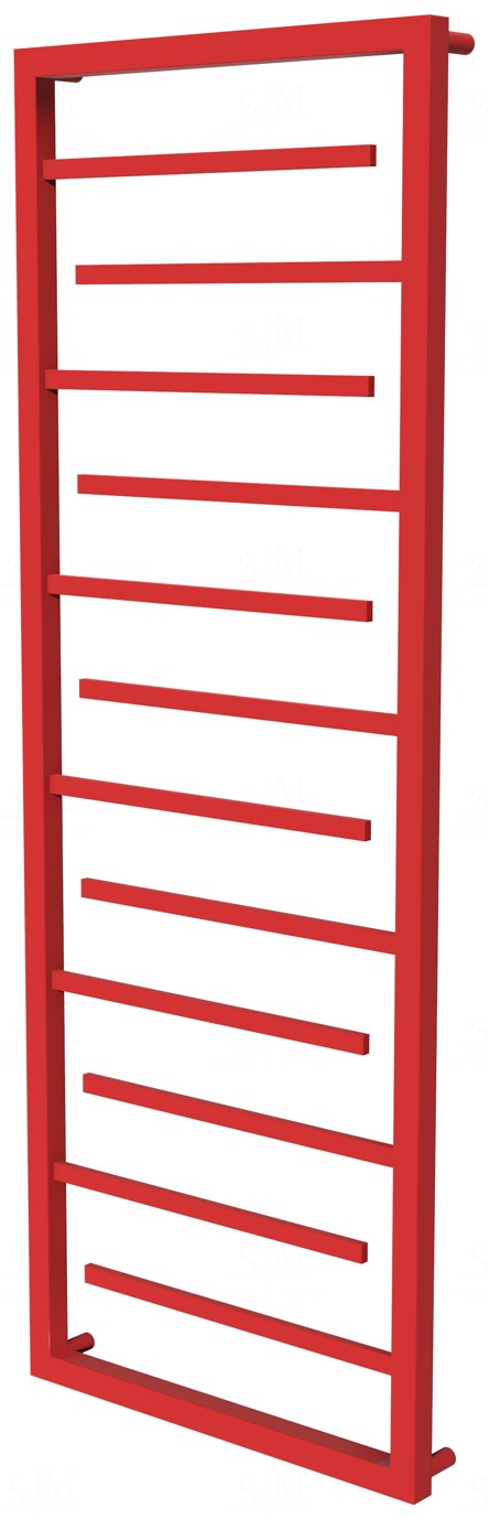 

Красная сушилка для полотенец Prestige 12 RAL3020 лесенка 1350x530, red