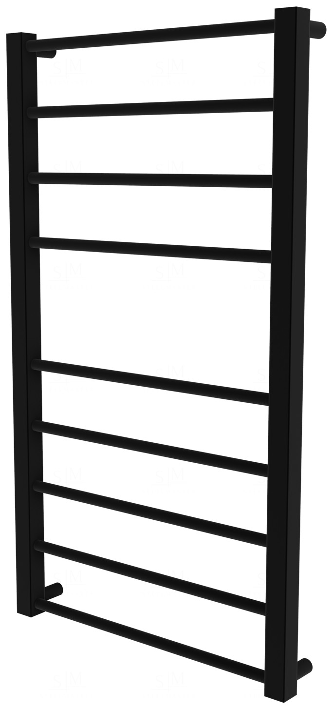 

Черный полотенцесушитель Sonnet 9 RAL9005 лесенка 850x480, black