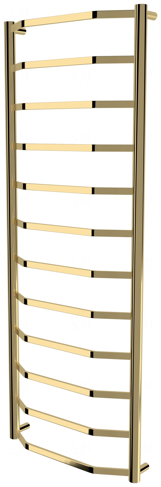 

Сушилка для полотенец Luxe 12 золото лесенка 1250x482, gold