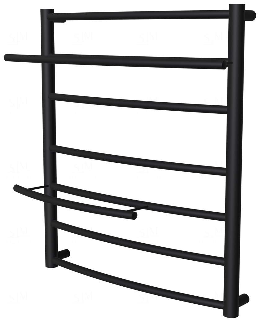 

Черная сушилка для полотенец Safo 7 RAL9005 лесенка 600x532, black