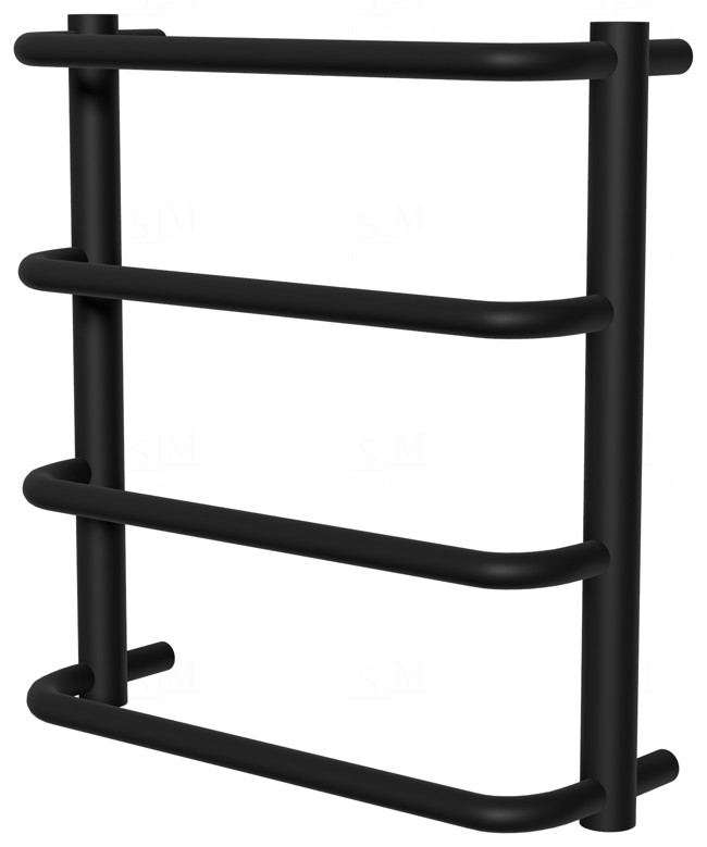 

Сушилка для полотенец Modern 4 черная RAL9005 лесенка 450x432, black