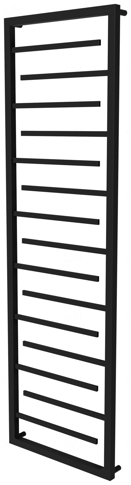

Полотенцесушитель Prestige 15 черная RAL9005 лесенка 1650x530, black