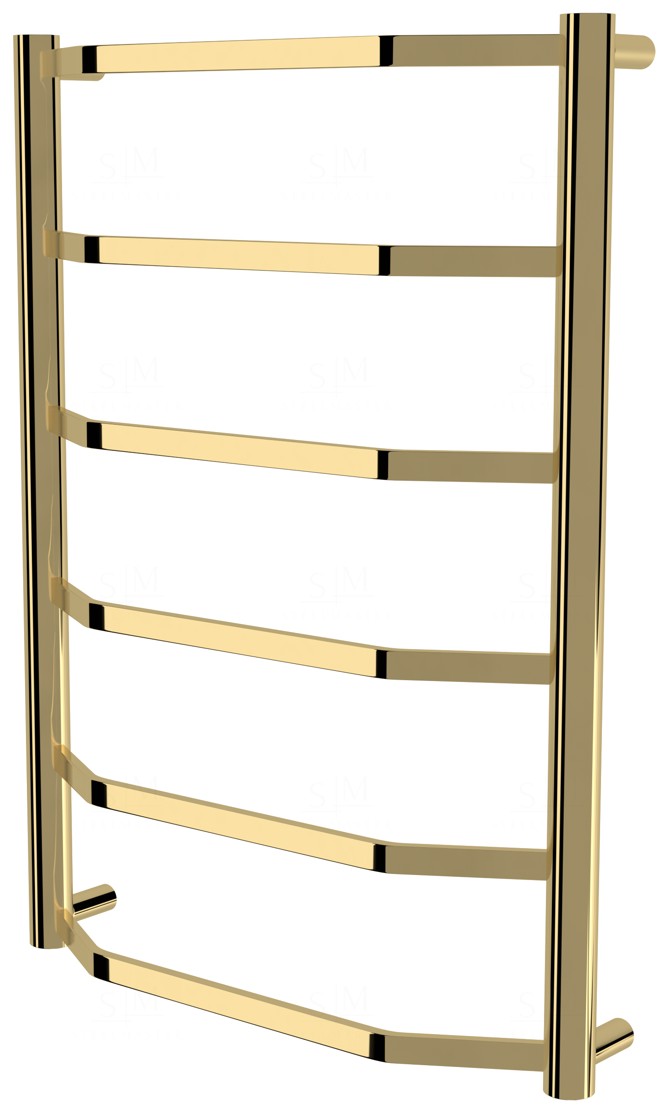 

Золотая сушка для полотенец Luxe 6 лесенка 650x482, gold