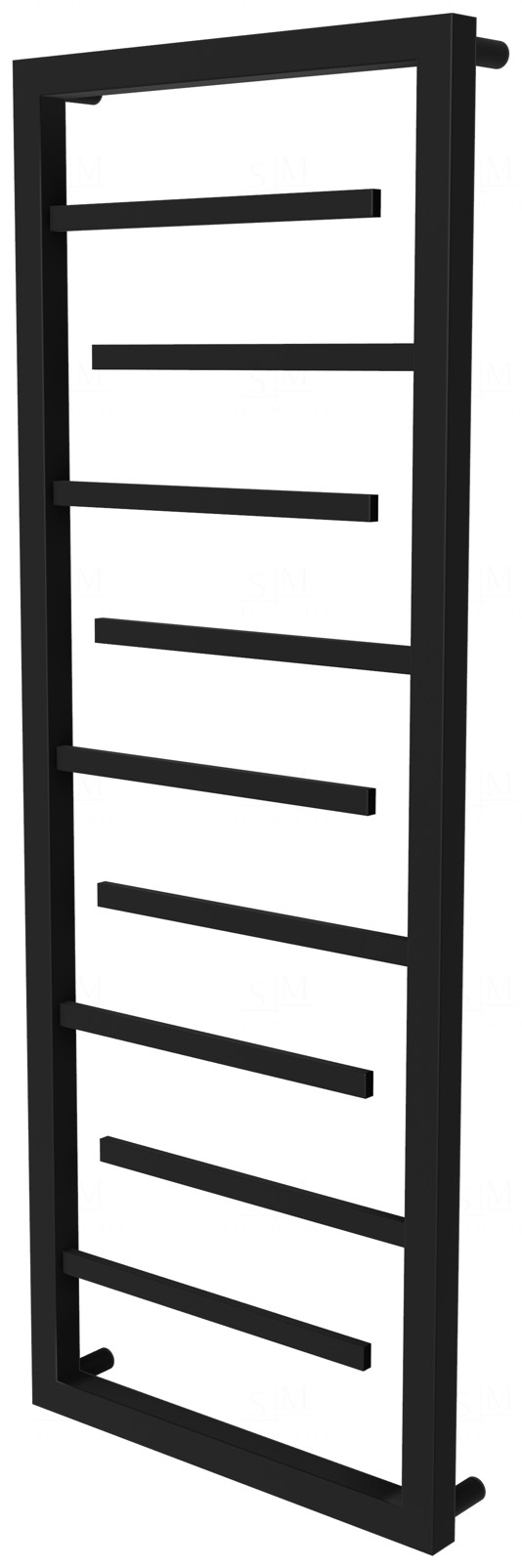 

Черная сушка для полотенец Prestige 9 RAL9005 лесенка 1050x430, black