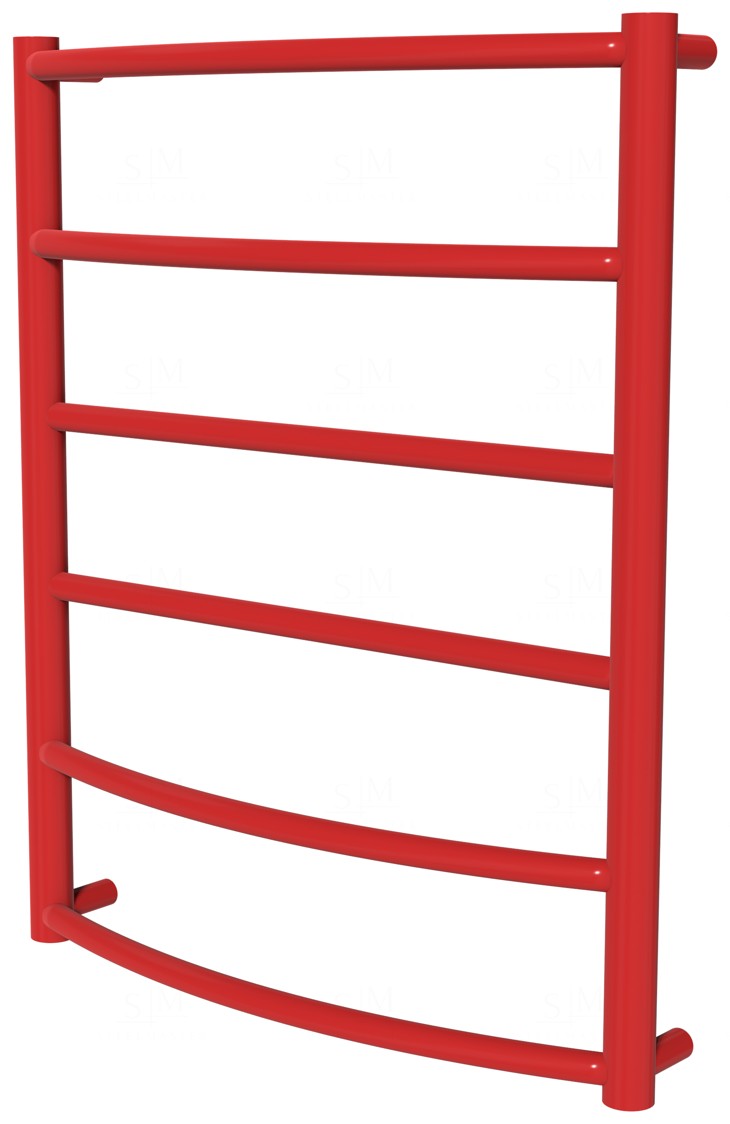 

Сушка для полотенец Classic 6 красная RAL3020 лесенка 650x532, red