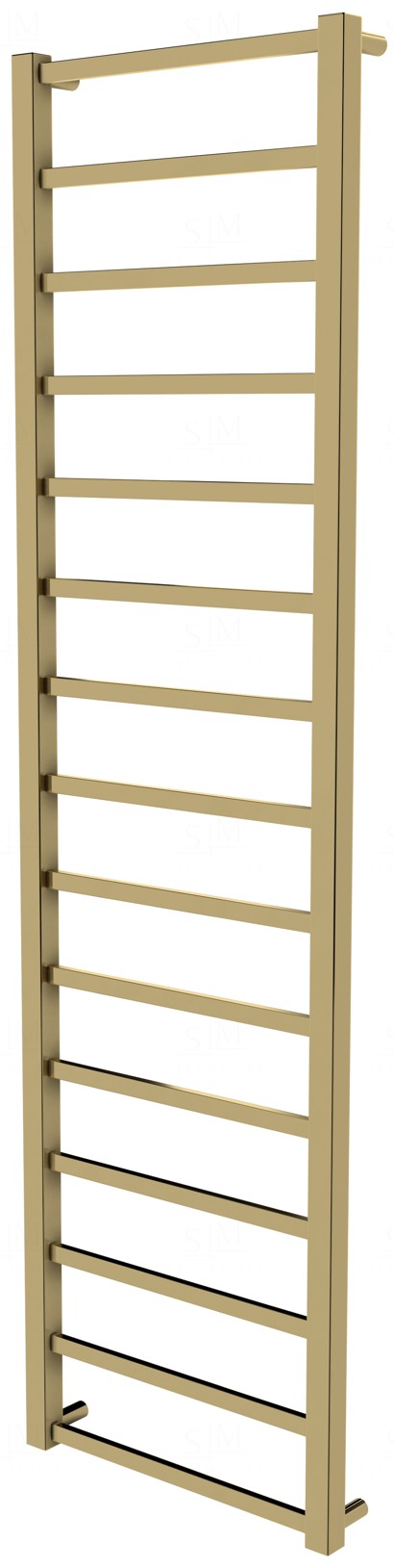 

Сушка для полотенец Quatro 15 золото лесенка 1550x430, gold