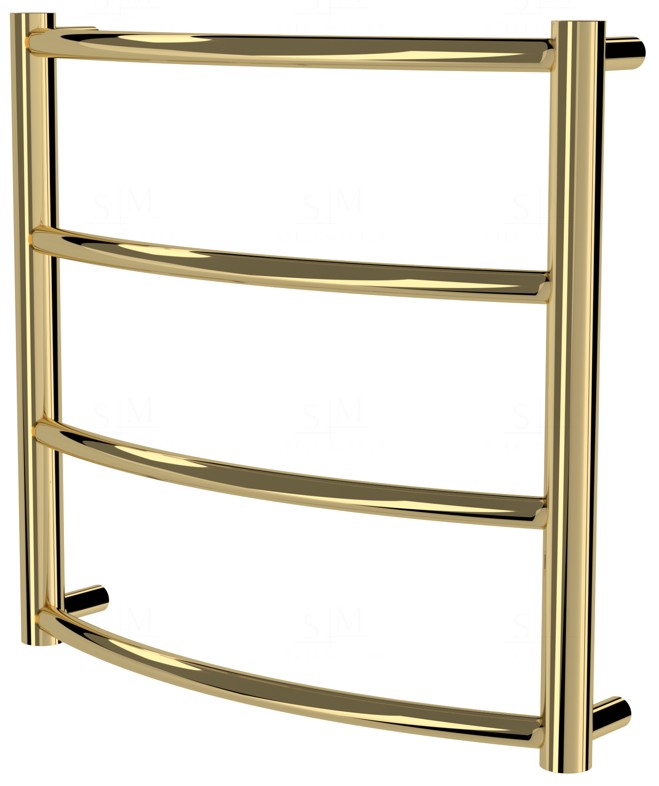 

Золотая сушка для полотенец Classic 4 лесенка 450x482, gold