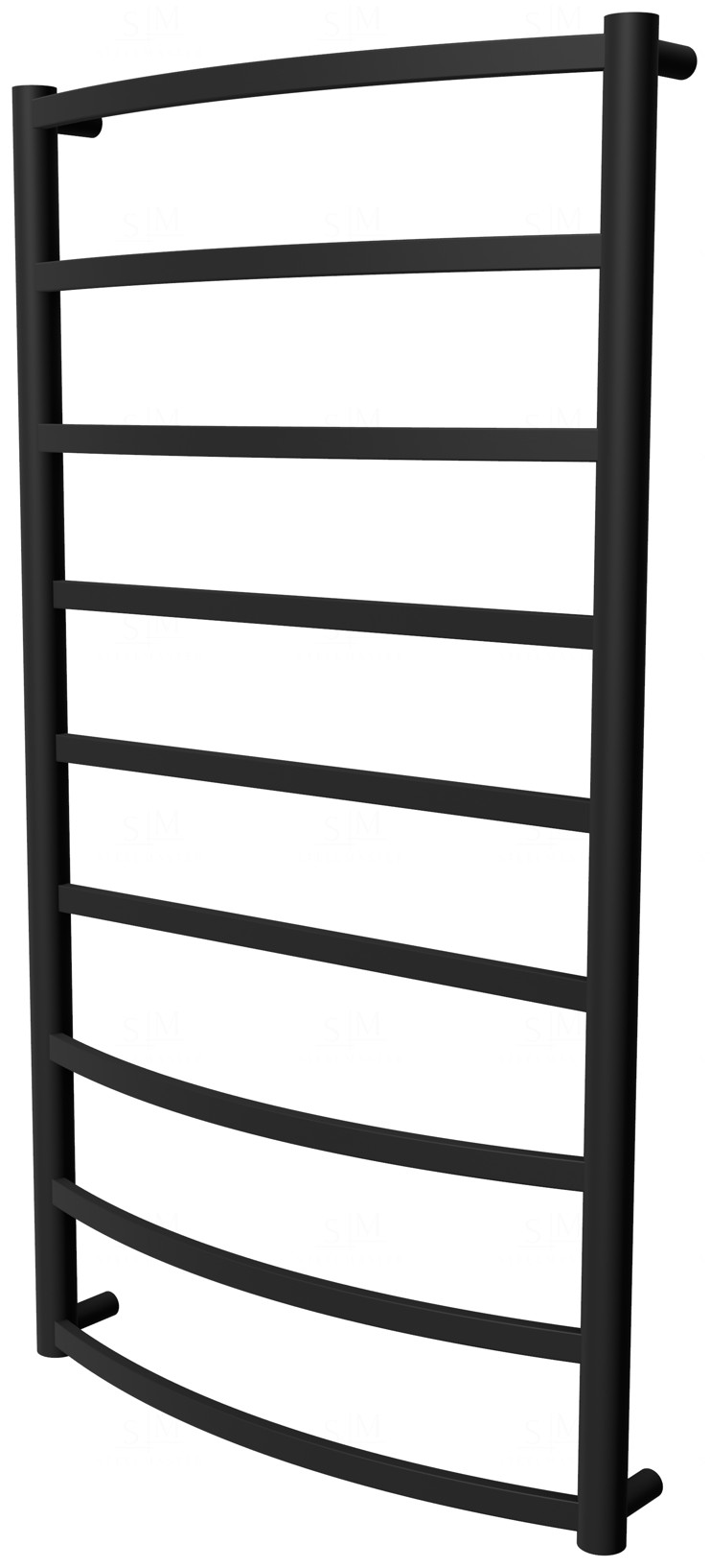 

Полотенцесушитель Elite 9 черная RAL9005 лесенка 950x532, black