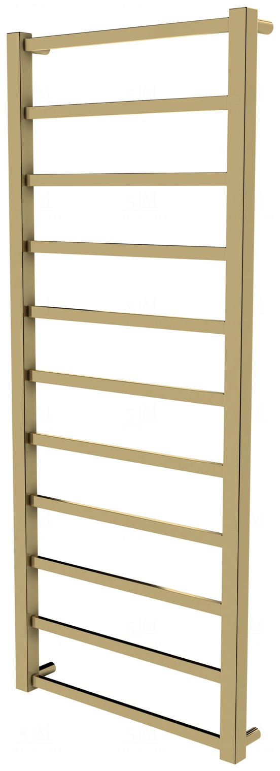 

Золотой полотенцесушитель Quatro 11 лесенка 1150x480, gold