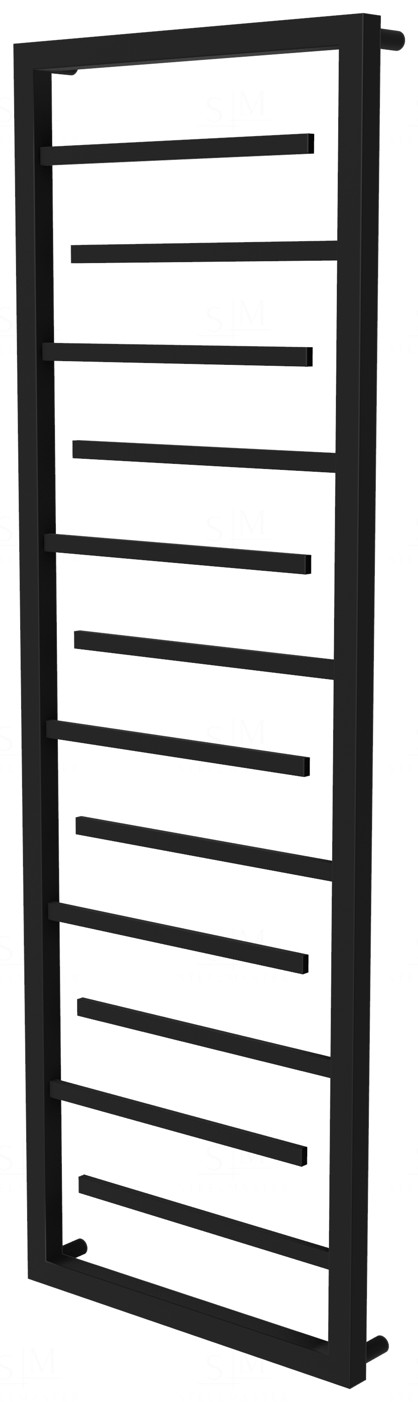 

Сушилка для полотенец Prestige 12 черная RAL9005 лесенка 1350x480, black