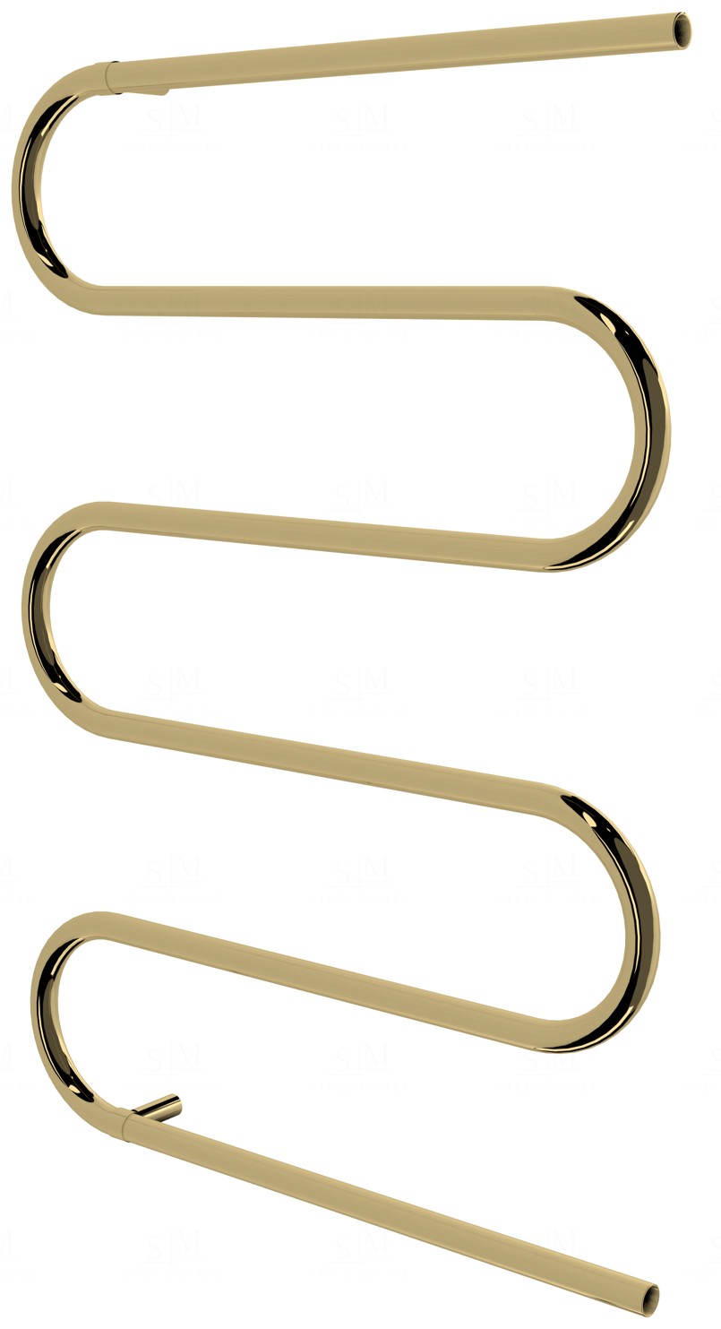 

Золотой полотенцесушитель Змейка 5 945x650, gold