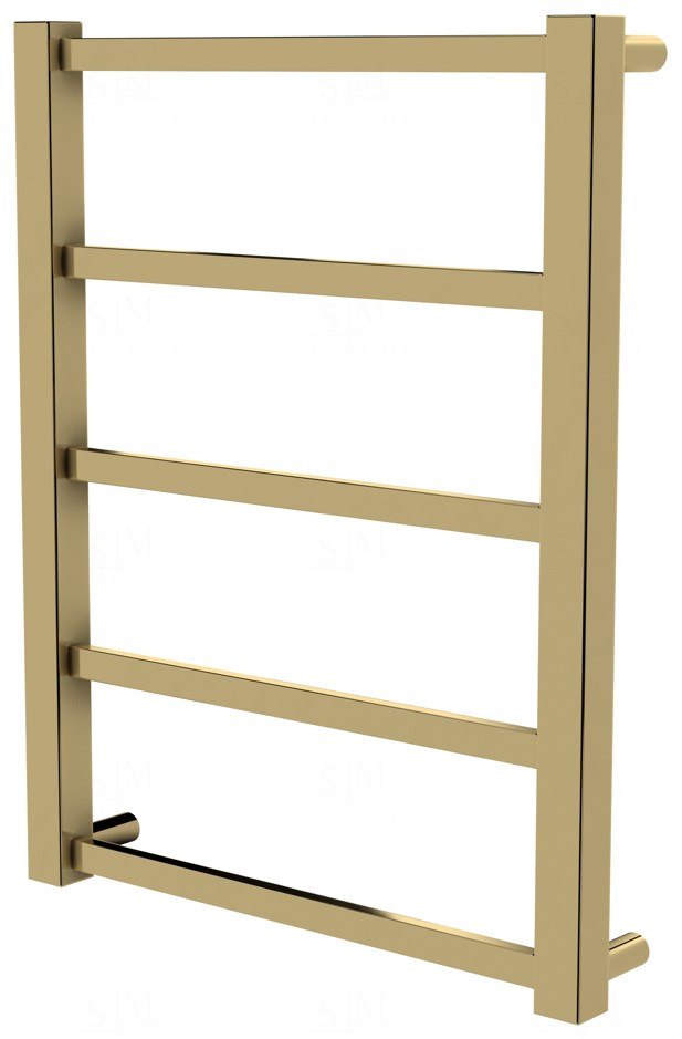 

Сушилка для полотенец Quatro 5 золото лесенка 550x430, gold