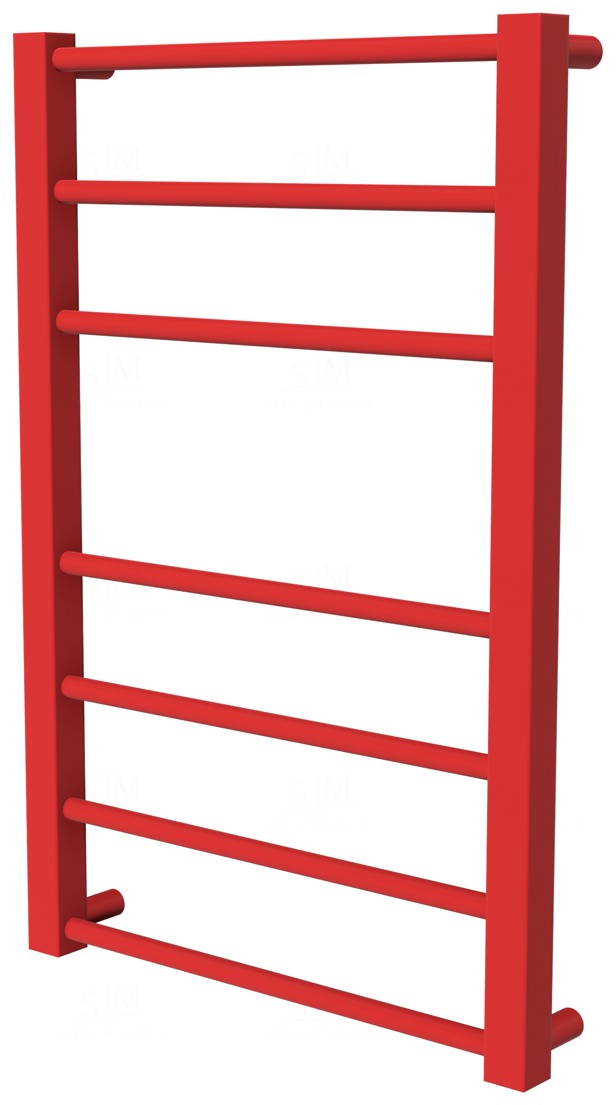 

Полотенцесушилка Sonnet 7 красная RAL3020 лесенка 650x430, red