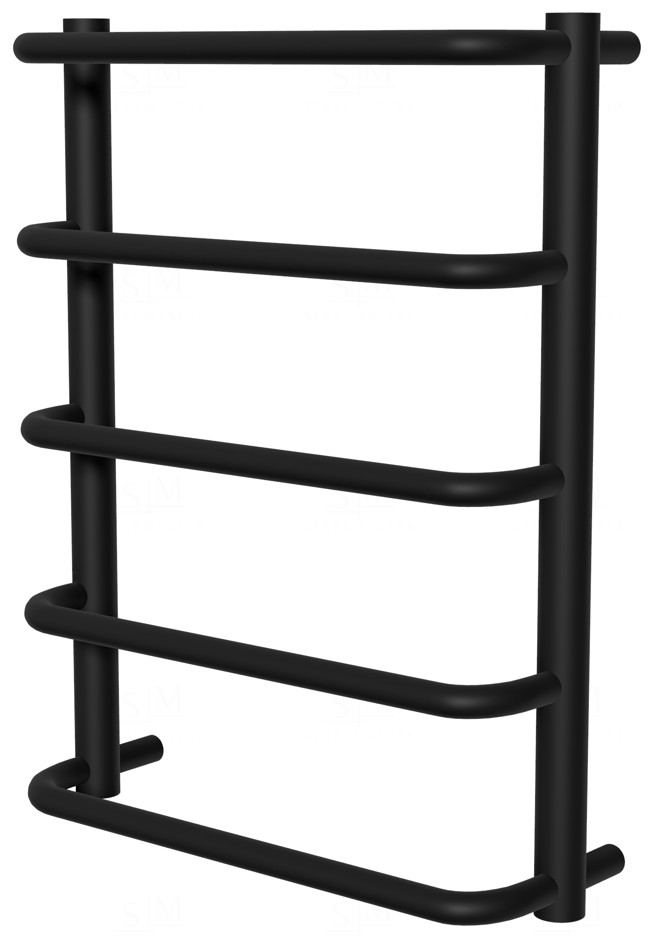

Черная сушилка для полотенец Modern 5 RAL9005 лесенка 550x432, black