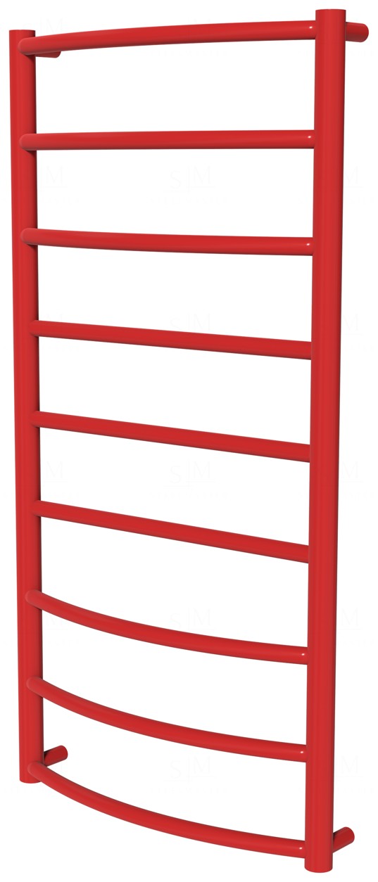 

Сушилка для полотенец Classic 9 красная RAL3020 лесенка 950x482, red