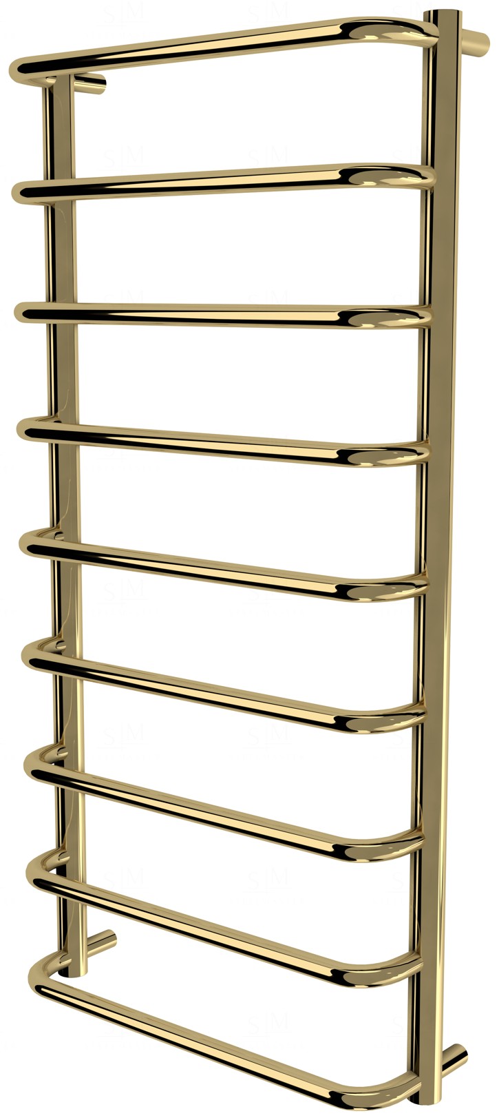 

Золотая сушилка для полотенец Modern 9 лесенка 950x482, gold