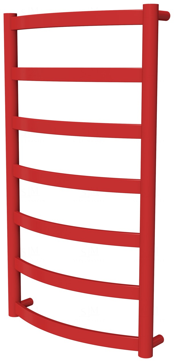 

Красный полотенцесушитель Maxima 7 RAL3020 лесенка 750x432, red