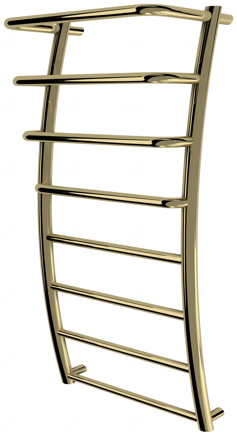 

Сушка для полотенец Breeze 8 золото лесенка 850x432, gold