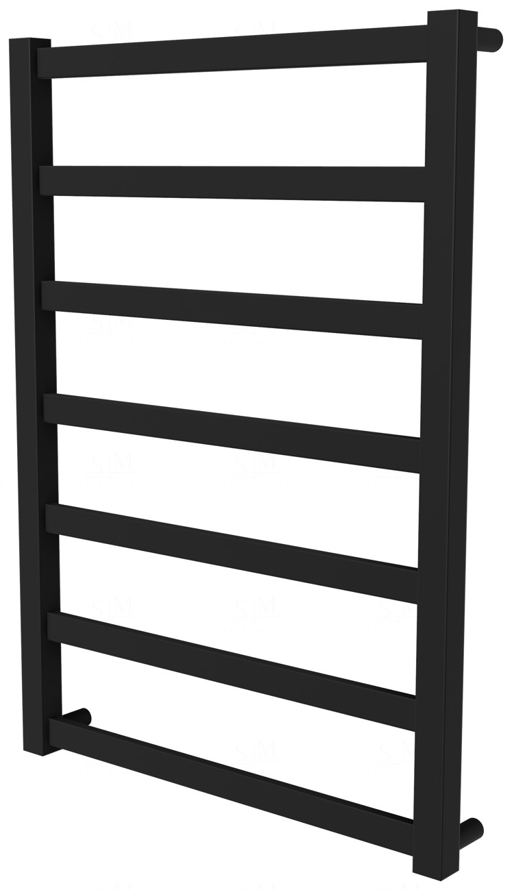 

Сушилка для полотенец Extra 7 черная RAL9005 лесенка 750x530, black