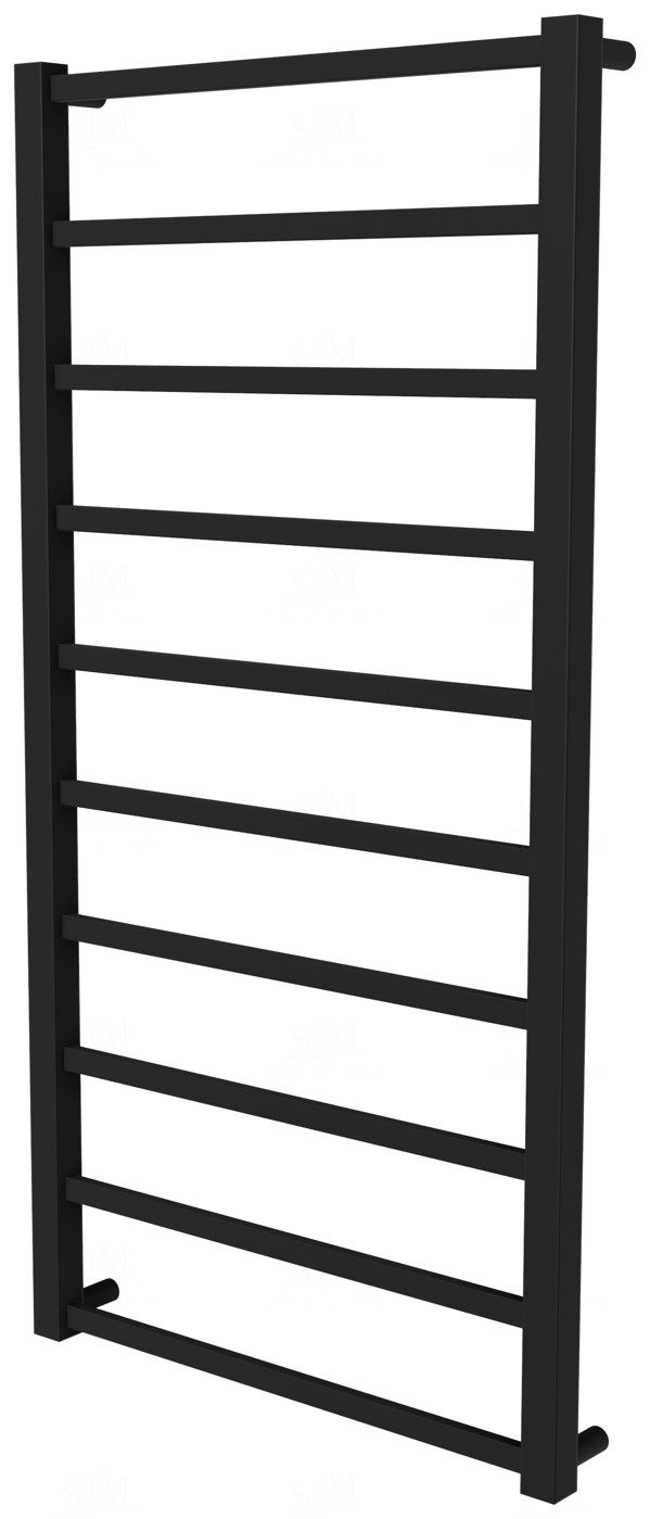 

Сушка для полотенец Quatro 10 черная RAL9005 лесенка 1050x530, black