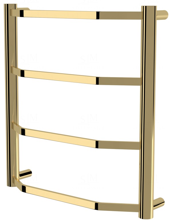 

Золотая сушилка для полотенец Luxe 4 лесенка 450x432, gold